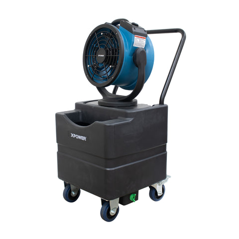 XPOWER FM-68WK Multi-purpose oscillating misting fan with Built-In water pump and WT-45 mobile water reservoir