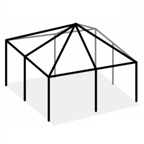 20' x 20' Replacement West Coast Tent Frame Only, Single Tube
