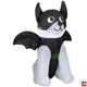3.5' Gemmy Airblown Inflatable Halloween French Bulldog w/ Bat Wings