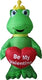 4' Air Blown Inflatable Valentine's Day Frog Holding Heart