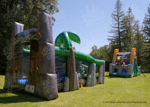 Jurassic World 50 Obstacle Course Wet or Dry by Magic Jump