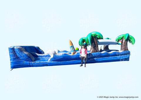 Tropical Dual Slide N Splash Landing by Magic Jump