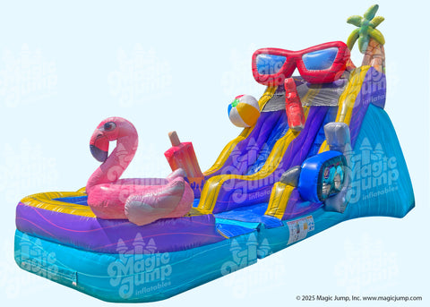 17 Pool Party Slide by Magic Jump