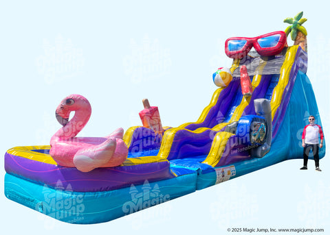 20 Pool Party Slide by Magic Jump