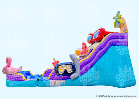 17 Pool Party Slide by Magic Jump