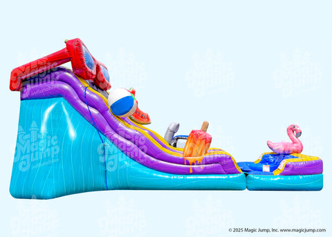 17 Pool Party Slide by Magic Jump