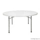 Plastic Round Table 60 inch by Magic Jump