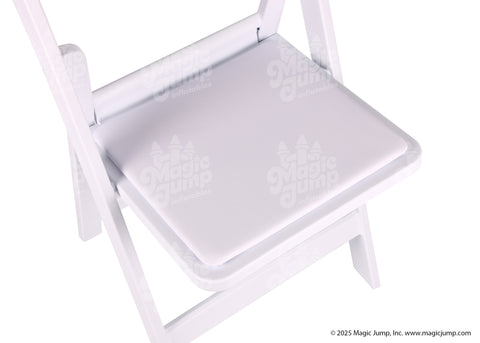 Resin Folding Chair White - 4 pieces by Magic Jump