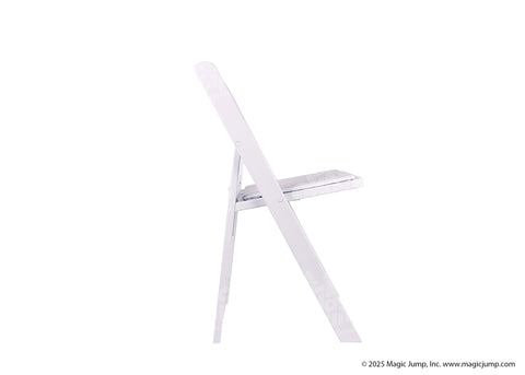 Resin Folding Chair White - 4 pieces by Magic Jump