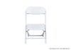 Image of Childrens Plastic Folding Chair White - 10 pieces by Magic Jump