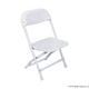 Childrens Plastic Folding Chair White - 10 pieces by Magic Jump