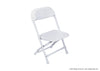 Image of Childrens Plastic Folding Chair White - 10 pieces by Magic Jump