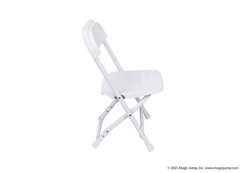 Childrens Plastic Folding Chair White - 10 pieces by Magic Jump