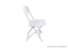 Image of Childrens Plastic Folding Chair White - 10 pieces by Magic Jump