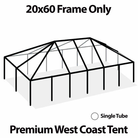 20' x 60' Replacement West Coast Tent Frame Only