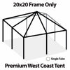 Image of 20' x 20' Replacement West Coast Tent Frame Only, Single Tube