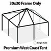 Image of 30' x 30' Replacement West Coast Tent Frame Only, Single Tube