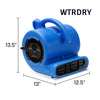 Image of B-Air VP-25 ¼ HP Commercial Air Mover & Blower Fan: blue