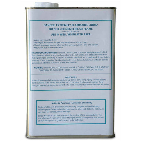 SX 69 Adhesive Vinyl Cement Glue 128oz
