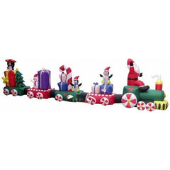 Gemmy Inflatables Christmas Inflatables 20' Christmas Train w/ Penguins, Presents, and Snowman by Gemmy Inflatables 781880242000 GTC00069-20 20' Christmas Train Penguins Presents Snowman by Gemmy Inflatables