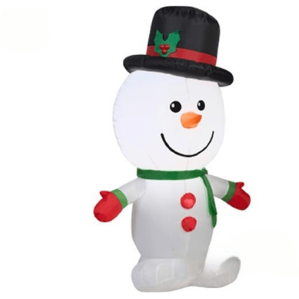 Gemmy Inflatables Christmas Inflatables 3 1/2' Big Head Snowman Standingby Gemmy Inflatables 6'Snoopy Charlie Brown"Christmas Play"Nativity Scene Gemmy Inflatables