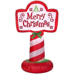 Gemmy Inflatables Christmas Inflatables 3 1/2' Merry Christmas Sign by Gemmy Inflatable