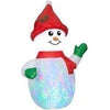 Image of Gemmy Inflatables Christmas Inflatables 4' Kaleidoscope Snowman w/ Snow Hat by Gemmy Inflatables 880286