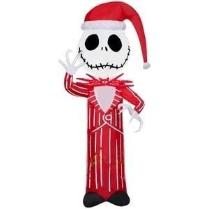 Gemmy Inflatables Christmas Inflatables 4' Nightmare Before Christmas Jack Skellington In Red/White Suit by Gemmy Inflatables 114391