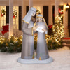 Image of Gemmy Inflatables Christmas Inflatables 6 1/2' Mary, Joseph, and Baby Jesus Nativity by Gemmy Inflatable 110192