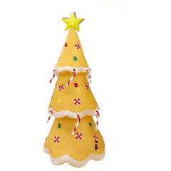 Gemmy Inflatables Christmas Inflatables 8' Air Blown Inflatable Gingerbread Christmas Tree by Gemmy Inflatables 781880201922 Y162L