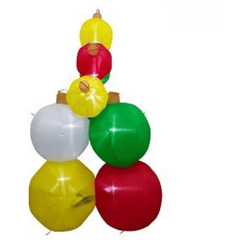 Gemmy Inflatables Christmas Inflatables 8' Air Blown Inflatable Pile of Christmas Ornaments by Gemmy Inflatable GTC00147-8 8' Air Blown Inflatable Pile of Christmas Ornaments  Gemmy Inflatable