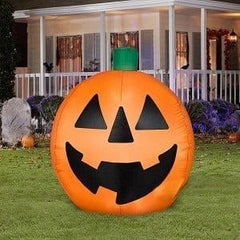 3.5' Halloween Traditional Happy Jack O Lantern Pumpkin by Gemmy Inflatables