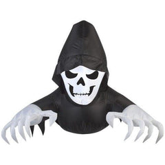 Gemmy Inflatables Halloween Inflatables 3' Grim Reaper Window Creeper by Gemmy Inflatable 086786726211 72621 3' Grim Reaper Window Creeper by Gemmy Inflatable SKU# 72621