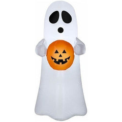 Gemmy Inflatables Halloween Inflatables 4' Halloween Spooky Ghost w/ Pumpkin by Gemmy Inflatables