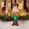 Image of Gemmy Inflatables Halloween Inflatables 5' Toy Story's Woody Holding Small Christmas Tree by Gemmy Inflatables 781880246770 119066