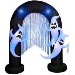 Gemmy Inflatables Halloween Inflatables 9' Lightshow Short Circuit Ghost Archway by Gemmy Inflatables 550316