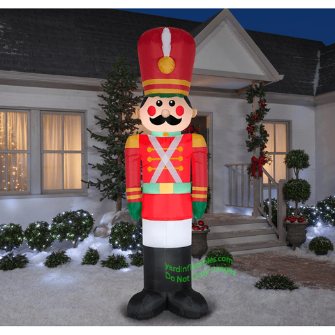 Gemmy Inflatables Inflatable Party Decorations 10' Inflatable Christmas Giant Toy Soldier by Gemmy Inflatable 117312 10' Inflatable Christmas Giant Toy Soldier SKU# 117312