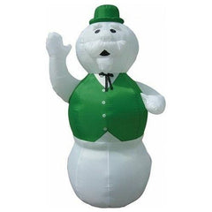 Gemmy Inflatables Inflatable Party Decorations 10' Snowman Wearing Green Vest by Gemmy Inflatables 781880241966 Y148