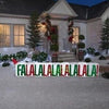 Image of Gemmy Inflatables Inflatable Party Decorations 11.5' Gemmy Airblown Christmas FaLaLa Sign by Gemmy Inflatables 113986