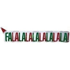 Gemmy Inflatables Inflatable Party Decorations 11.5' Gemmy Airblown Christmas FaLaLa Sign by Gemmy Inflatables