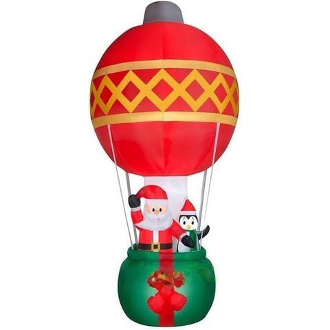 Gemmy Inflatables Inflatable Party Decorations 12' Santa in Hot Air Balloon by Gemmy Inflatables 7' Disney's Mickey Mouse Christmas Hot Air Balloon Gemmy Inflatables