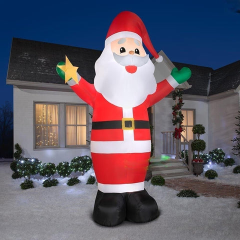 Gemmy Inflatables Inflatable Party Decorations 14' Colossal Santa Claus Holding Star by Gemmy Inflatables 119432