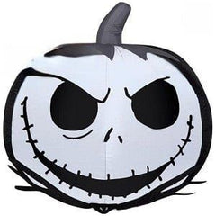 Gemmy Inflatables Inflatable Party Decorations 2 1/2' Jack Skellington Face On Pumpkin by Gemmy Inflatables 781880239642 75257 2 1/2' Jack Skellington Face On Pumpkin by Gemmy Inflatables SKU 75257