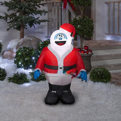 3 1/2' Bumble in Santa Suit by Gemmy Inflatables
