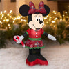 Image of Gemmy Inflatables Inflatable Party Decorations 3 1/2' Christmas Disney Minnie Mouse Holding Candy Cane by Gemmy Inflatables 114365 3 1/2' Disney Minnie Mouse Holding Candy Cane Gemmy Inflatables