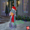 Image of Gemmy Inflatables Inflatable Party Decorations 3 1/2' Christmas Eeyore From Winnie The Pooh Wearing A Santa Hat & A Red Scarf! by Gemmy Inflatables 781880218937 86346 Christmas Eeyore fr Winnie The Pooh Wearing A Santa Hat & A Red Scarf!