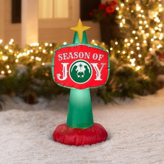 3 1/2' Christmas Season of Joy Sign by Gemmy Inflatables