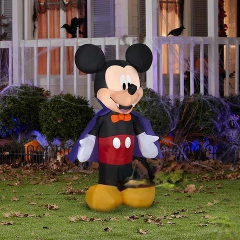 Gemmy Inflatables Inflatable Party Decorations 3 1/2' Disney's Mickey Mouse as Halloween Vampire by Gemmy Inflatables 781880239055 220435 - 3639373