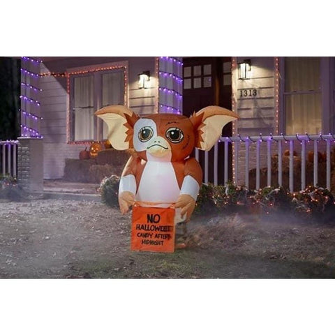 Gemmy Inflatables Inflatable Party Decorations 3 1/2' Halloween Gremlin Gizmo Holding Candy Bag by Gemmy Inflatables 781880238959 28094