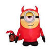 Image of Gemmy Inflatables Inflatable Party Decorations 3 1/2' Halloween Minion Stuart As Devil by Gemmy Inflatables 781880239024 224771